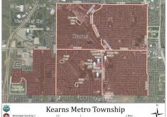 Map of Kearns